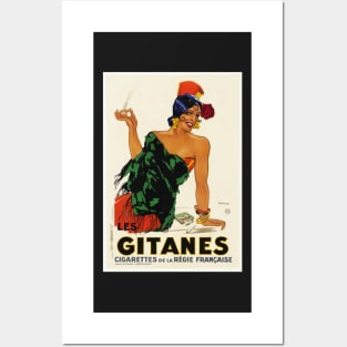 Retro poster - pub - vintage - Gitanes - Posters and Art